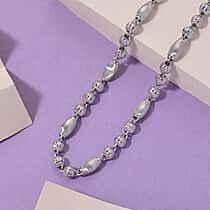 RHAPSODY 950 Platinum 5.5MM Saturn Chain (Size - 20) with Lobster Clasp