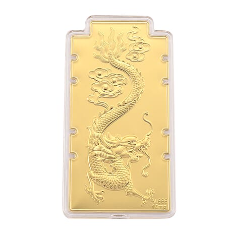 Black Friday Deal - 24K Yellow Gold (99.9% Gold Purity) Dragon Embossed Foil
