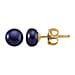 Purple Fresh Water Pearl Beads Earring with Push Back