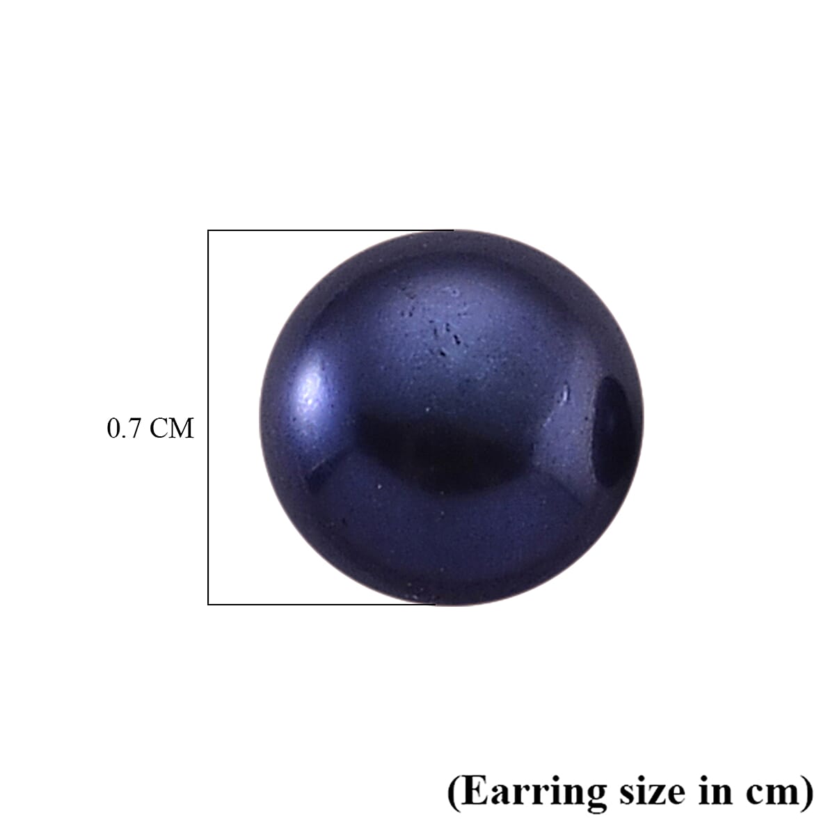 Peacock Fresh Water Pearl Beads Earring with Push Back