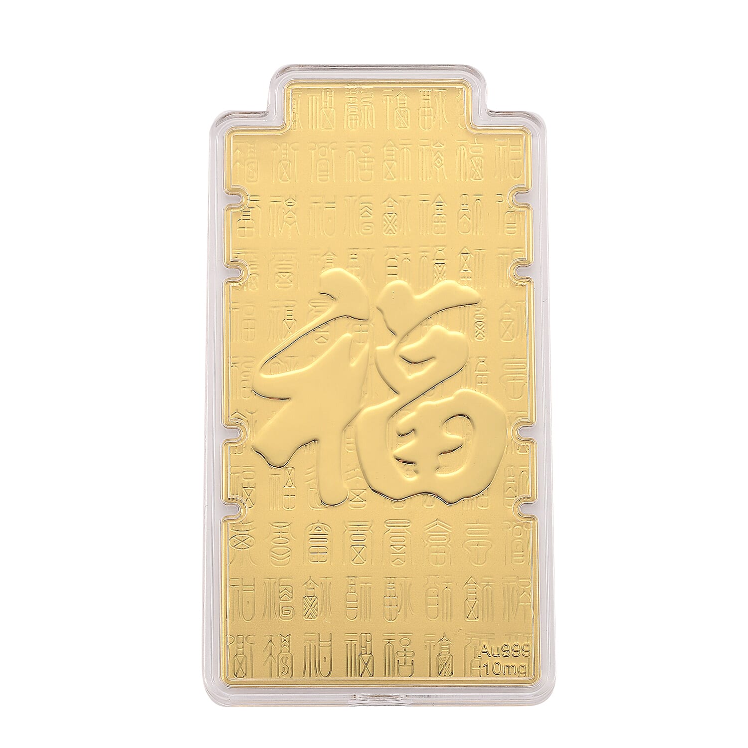 24K Yellow Gold (99.9% Gold Purity) FU Embossed Foil (100 x 50 MM)