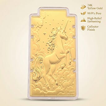 https://tjcuk.sirv.com/Products/83/5/8356065/24K-Yellow-Gold-99-9-Purity-Large-Unicorn-Embossed-Collectable-Represe_8356065_1.jpg?w=342&h=342