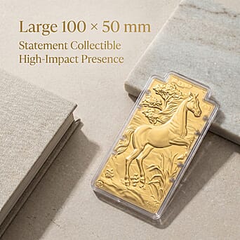 https://tjcuk.sirv.com/Products/83/5/8356066/24K-Yellow-Gold-99-9-Purity-Large-Horse-Embossed-Collectable-Symbolise_8356066_2.jpg?w=342&h=342