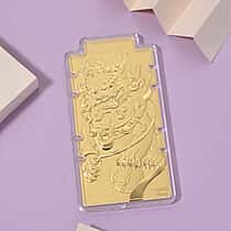 24K Yellow Gold (99.9% Purity) Large Pixiu Embossed Treasure - Symbolising Prosperity and Protection