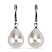 Red Shell Pearl Beads Earring Pure White Stainless Steel  22.000  Ct.