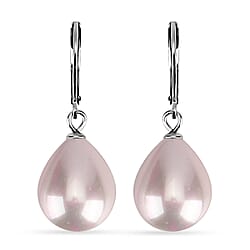 One Time Mega CloseOut- Red Shell Pearl Drop Earring
