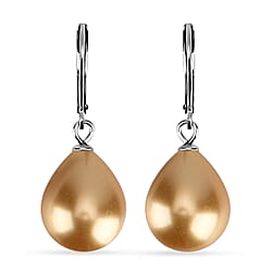 One Time Mega CloseOut- Red Shell Pearl Drop Earring