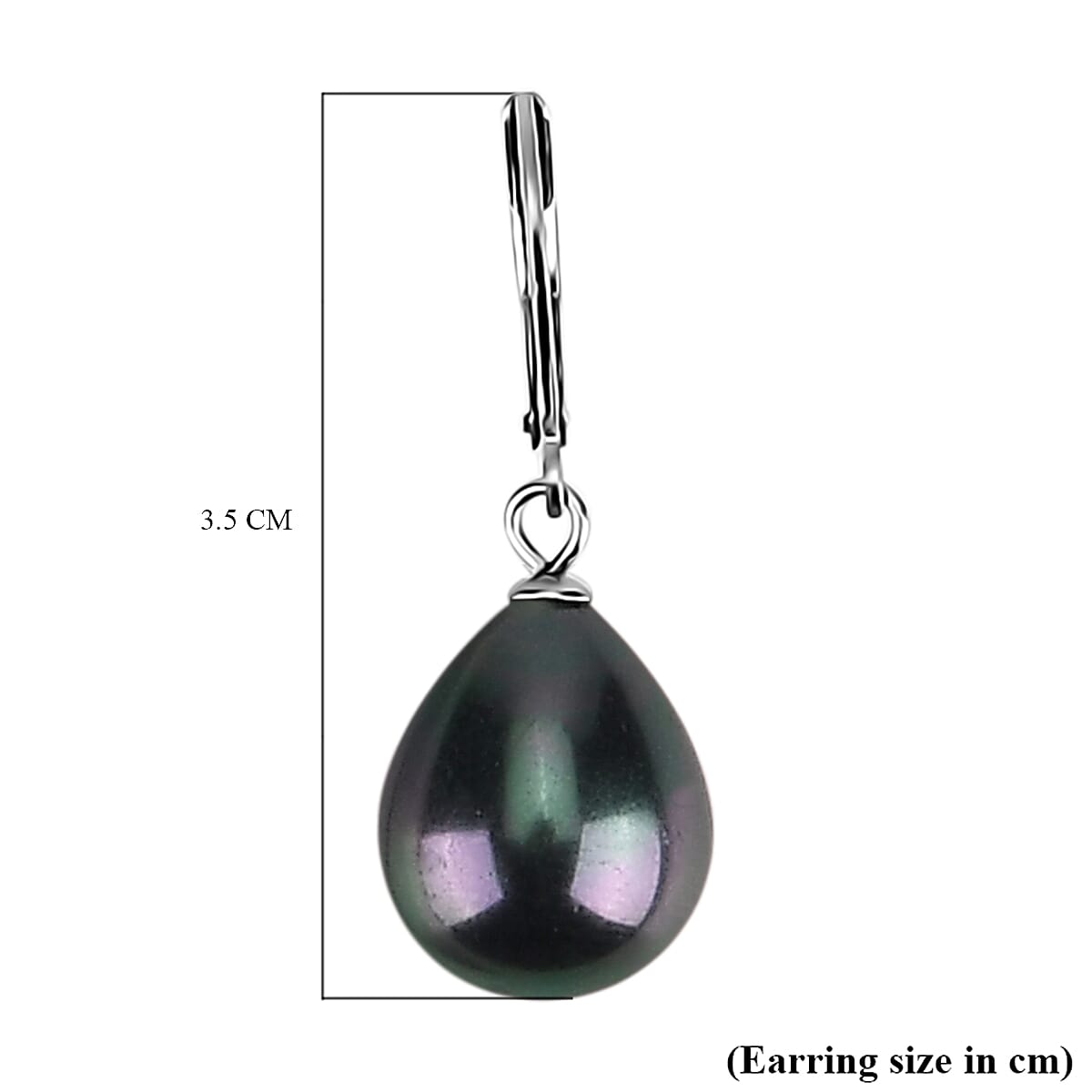 One Time Mega CloseOut- Tahitian Shell Pearl  Drop Earring