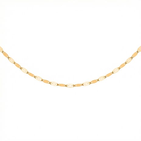 One Time Deal Only - 9K Yellow Gold Sparkle Necklace (Size - 20)