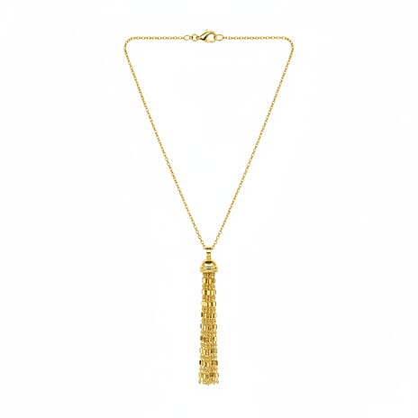 Italian Made - Gold Overlay Sterling Silver Pendant