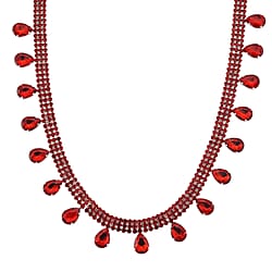 Red Crystal Necklace (Size - 16-3)