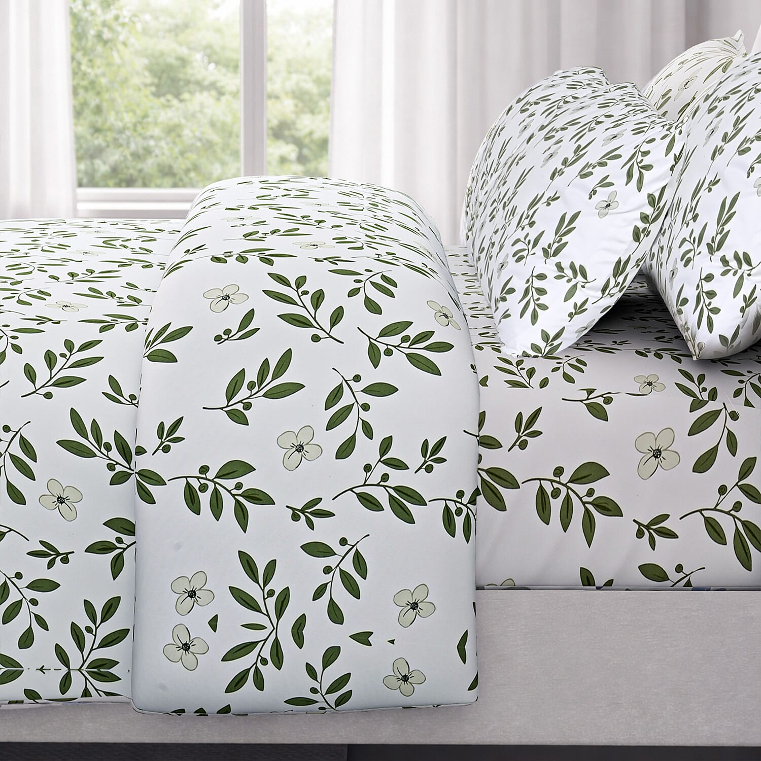 Hush-Haven-Printed-Duvet-Cover-Size-200x1-cm-Green