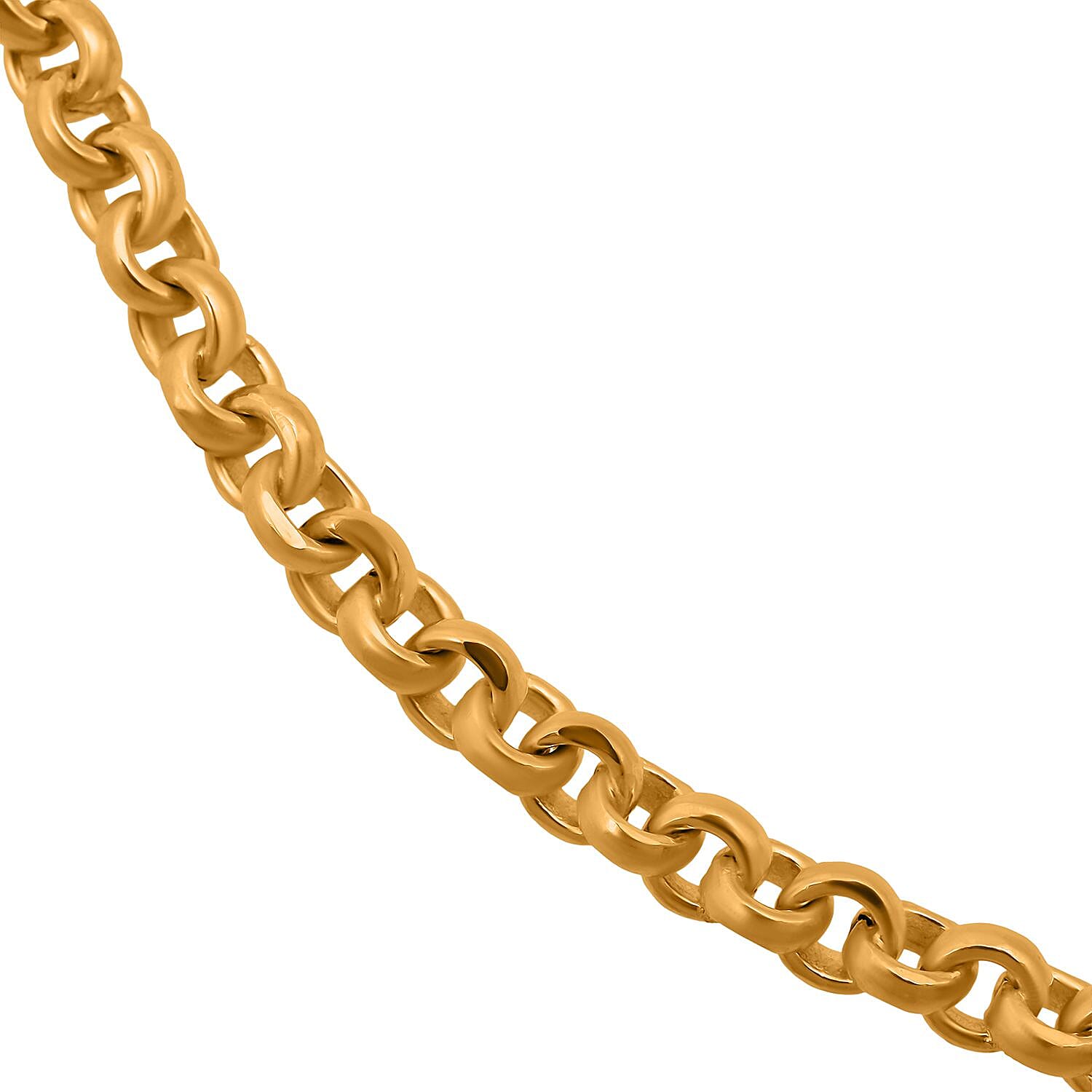Black Friday Doorbuster Deal - 23K Yellow Gold (95.8 % Purity) Belcher Necklace (Size-19 ) Gold Wt. 7.60 Gms.