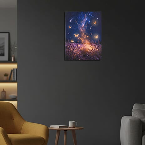 Bliss - Beyond Butterflies in the Lavender Field Wall Art (30x40cm)