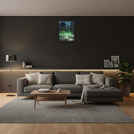 Bliss - Beyond Twinkling Nocturnal Woodland Wall Arts with built- in light (30x40cm)