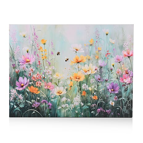 BLISS - BEYOND Wildflower Meadow LED Canvas Wall Art with built- in light (30x40cm)