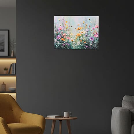 BLISS - BEYOND Wildflower Meadow LED Canvas Wall Art with built- in light (30x40cm)