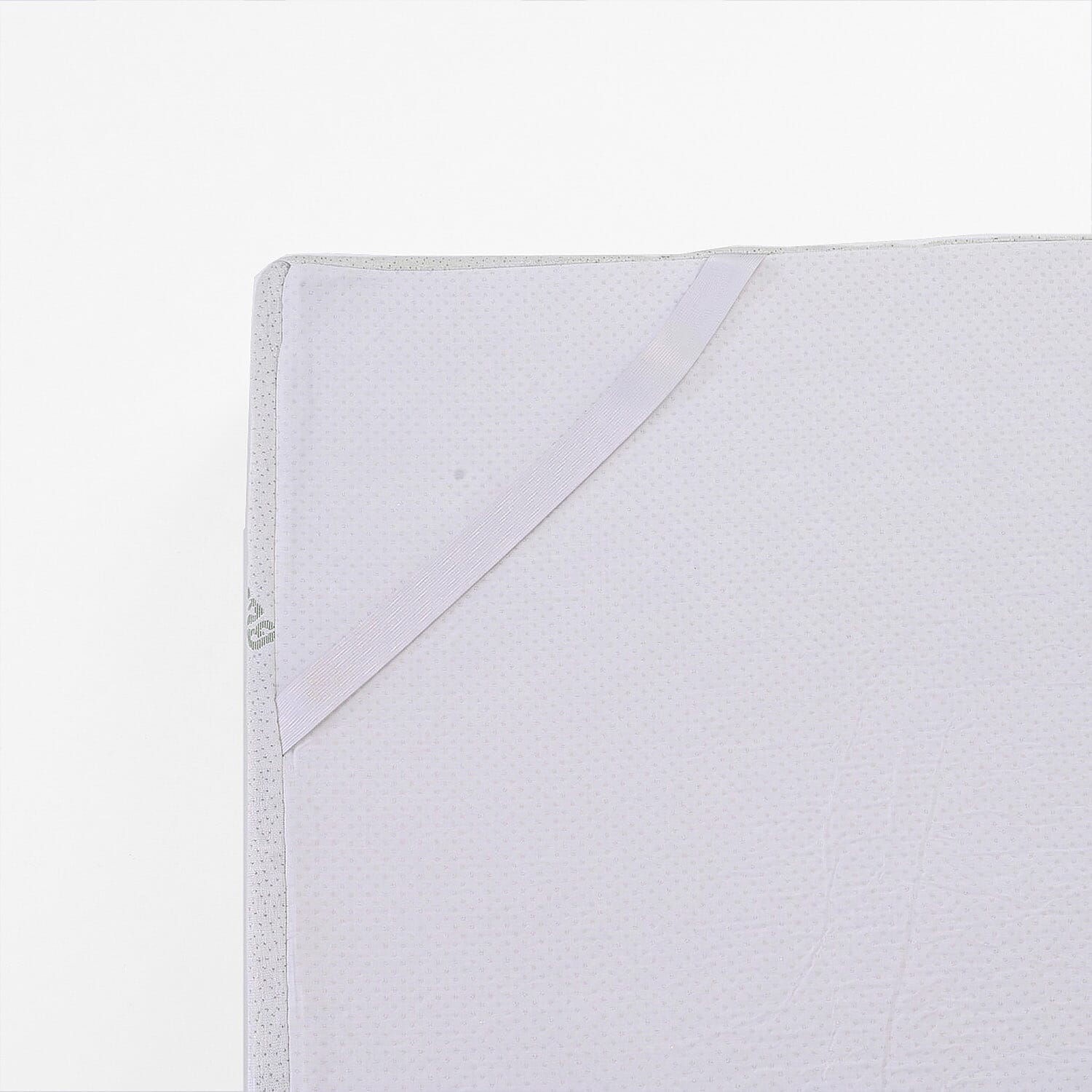 Hush Haven Memory Foam Mattress Topper with Bamboo Cover & High-Density Support (135x190x4cm) - White
