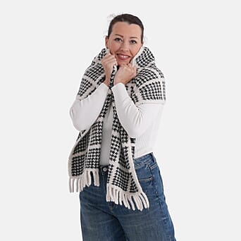 https://tjcuk.sirv.com/Products/83/5/8357217/La-Marey-Patterned-Scarf-Size-One-Size-Black-Beige_8357217.jpg?w=342&h=342