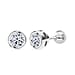 Luxuriant Lab Grown Diamond Earring in Rhodium OverlaySterling Silver  0.500  Ct.