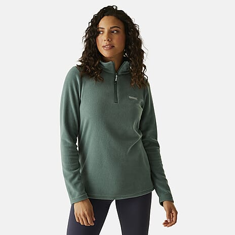Regatta Womens Lightweight Half-Zip Fleece (Size 20) - Spruce Green