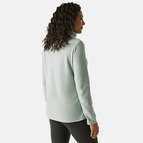 Regatta Womens Lightweight Half-Zip Fleece (Size 14) - Green Haze