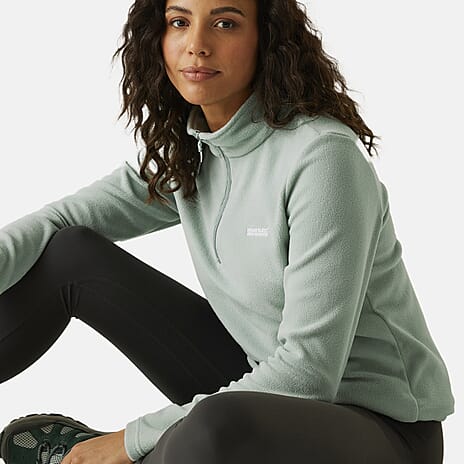 Regatta Womens Lightweight Half-Zip Fleece (Size 20) - Green Haze