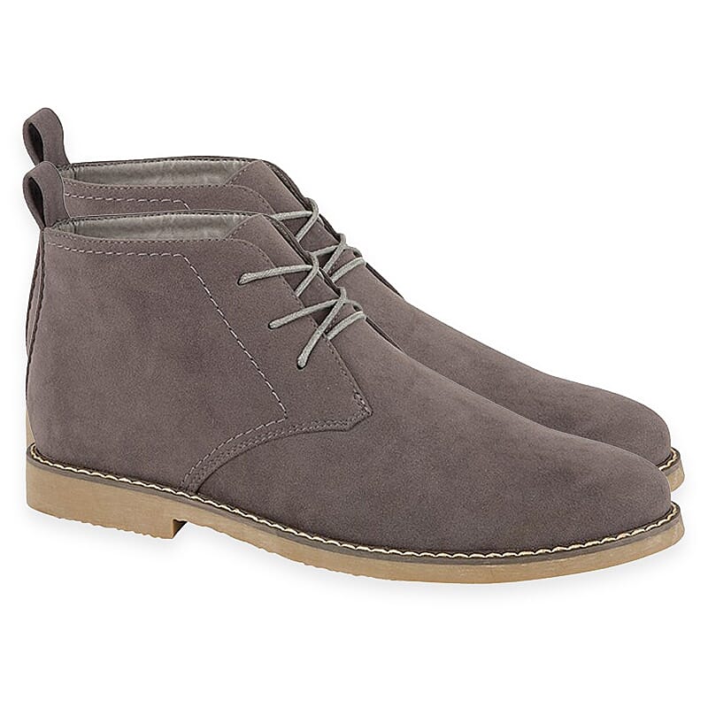 Charles Southwell Mens Suede-feel Lace up Boots 