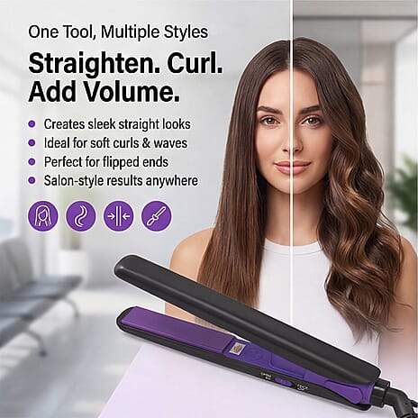 Straight Fix Mini Hair Styler - Black