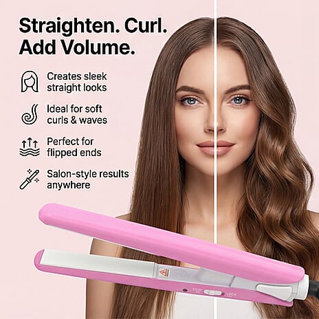 Go - Glide Mini Hair Straightener - Pink