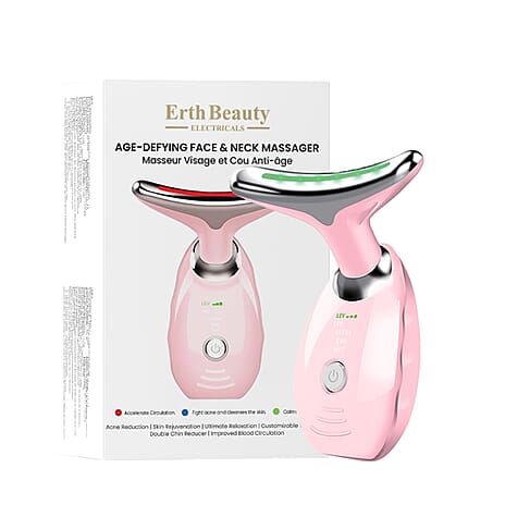 Age-Defying Face And Neck Massager Pink