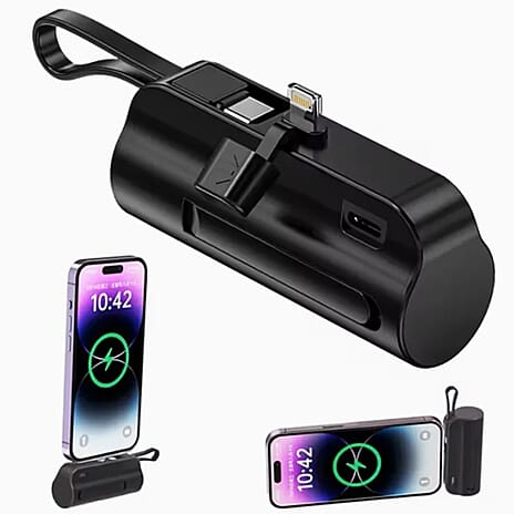 Portable Power Bank (5000mAh) - Black