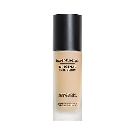 Bare Minerals ORIGINAL Pure Serum Radiant Natural Liquid Foundation Mineral SPF 20 Fair Warm - 30 ml
