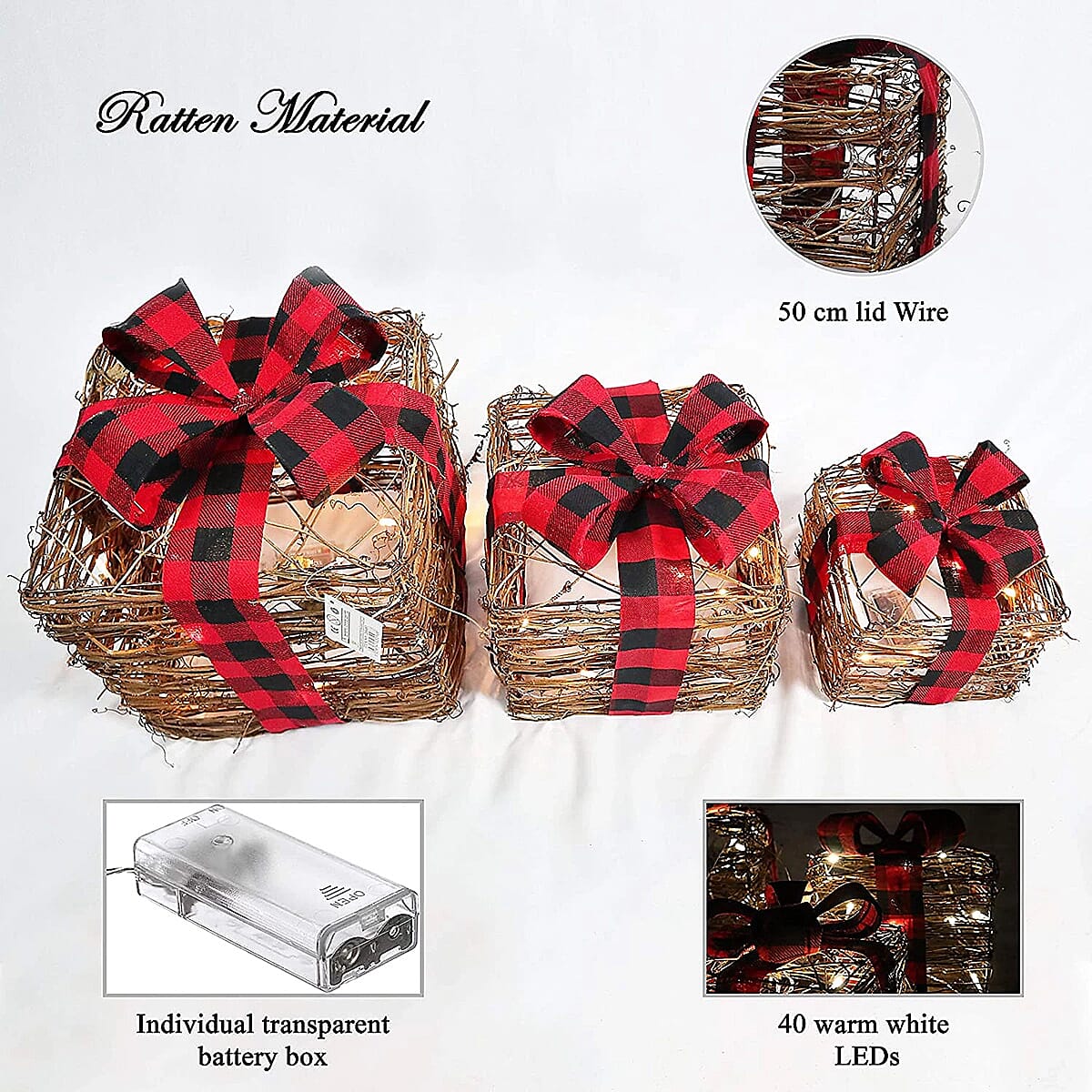 Set of 3 Gift Sets - Dark Brown