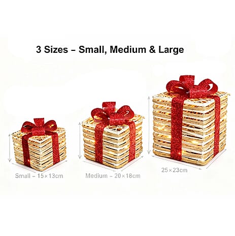 Set of 3 Gift Set - Light Brown