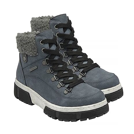 Lotus Conniston Waterproof Leather Ankle Boot (Size 3) - Blue