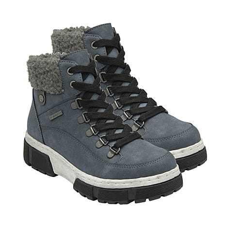 Lotus Conniston Waterproof Leather Ankle Boot (Size 4) - Blue