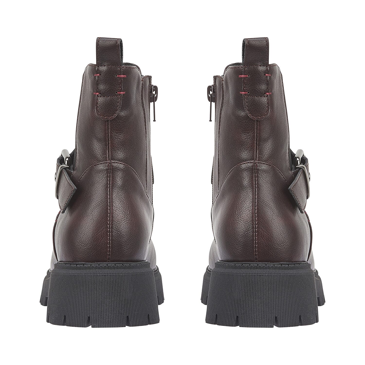 Shoes By Emma Lapari Cleated Sole Ankle Chelsea Boots