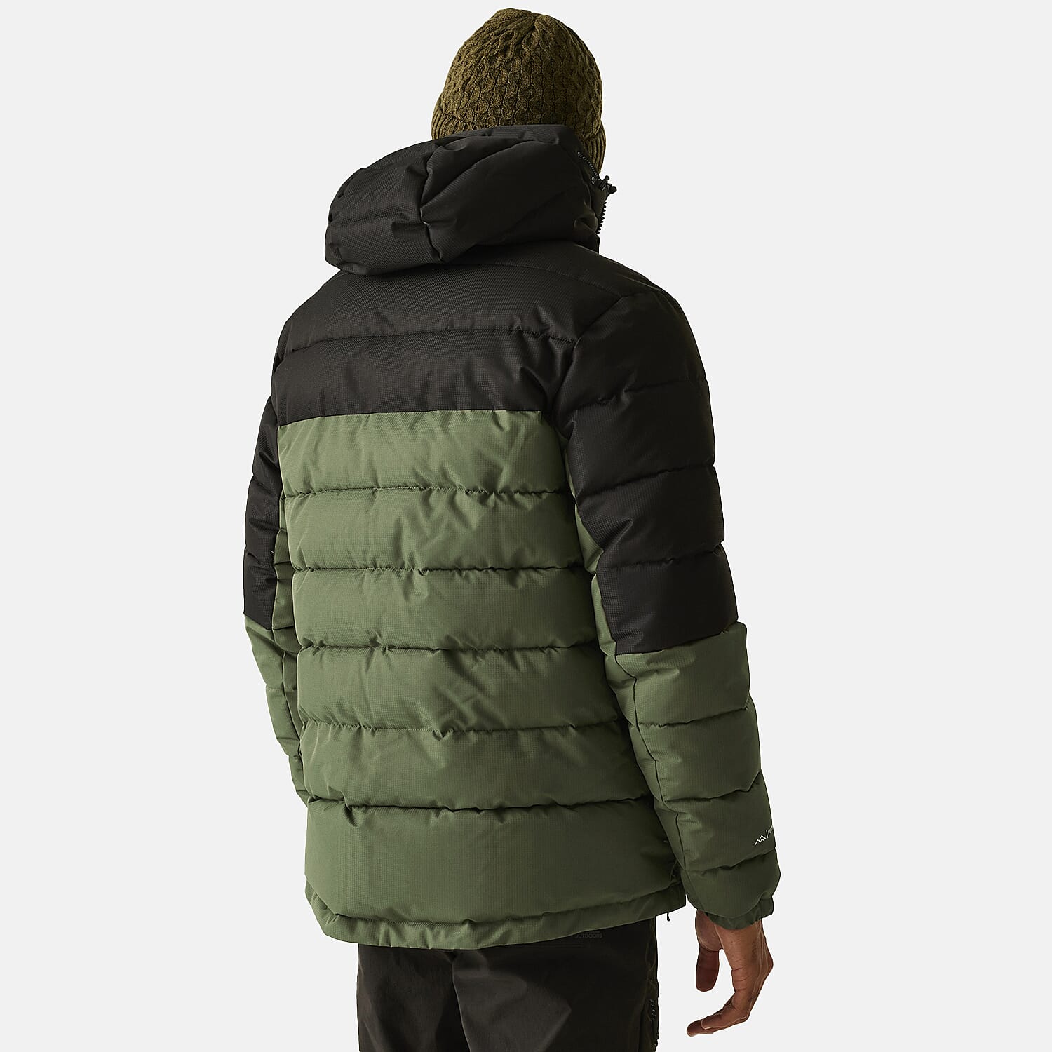 Regatta Mens Padded Jacket With Hood (Size XL) - Black