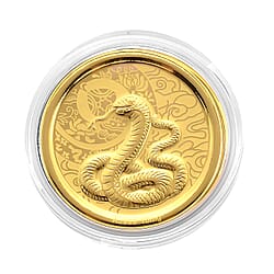 24K Yellow Gold Chinese Zodiac Mouse Coin (30mm)