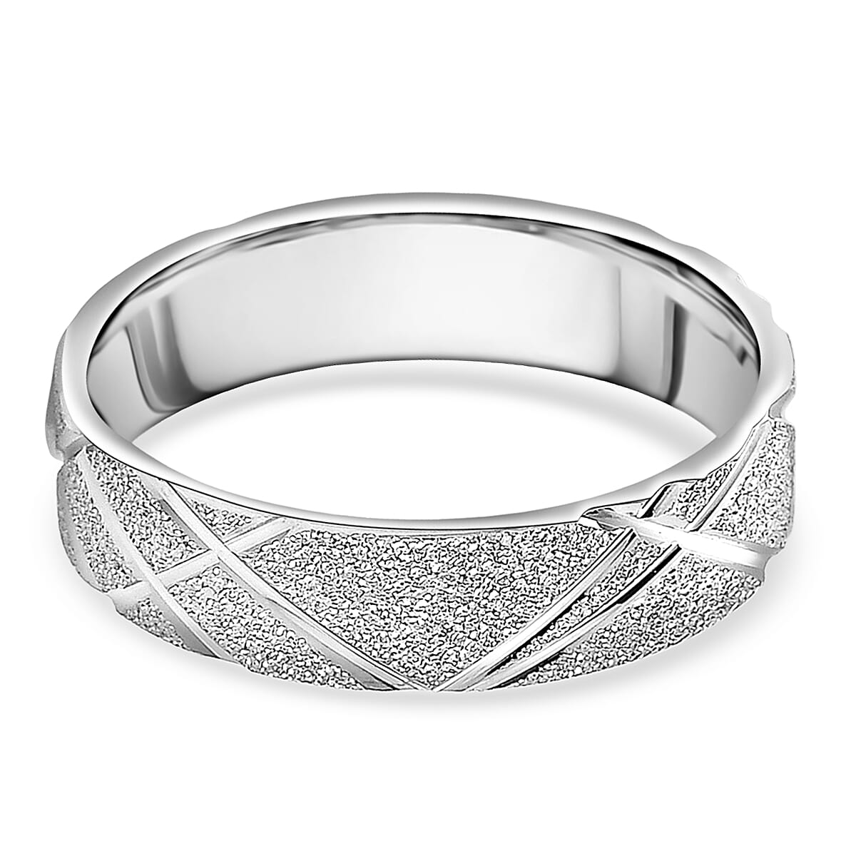 RHAPSODY 950 Platinum Band Ring, Platinum Wt. 5.20 Gms.