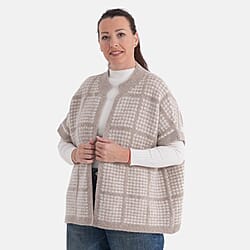 La Marey Soft High-Neck Cardigan (Fits UK 8-20) - Cherry Red