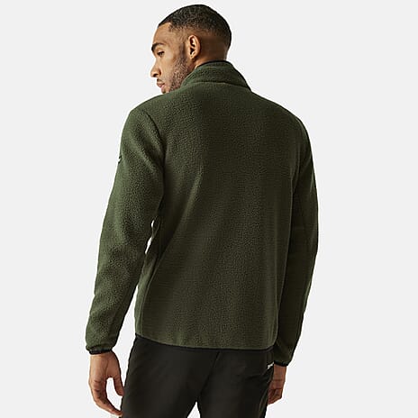 Regatta Mens Full-Zip Lightweight Fleece (Size XL) - Olive Night
