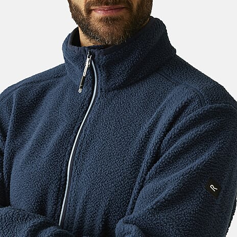 Regatta Mens Full-Zip Lightweight Fleece (Size L) - Moon Light Denim