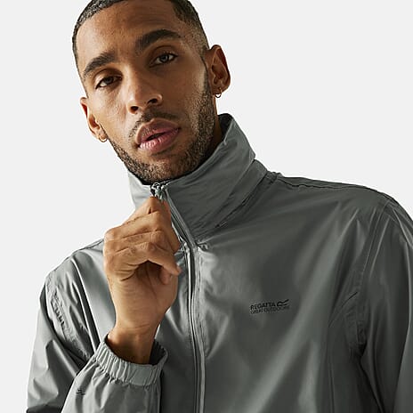 Regatta Mens Waterproof Jacket (Size XL) - Glacier
