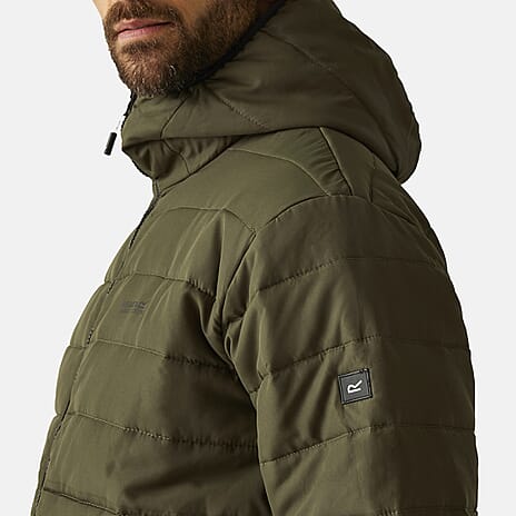 Regatta Mens Padded Insulated Jacket (Size L) - Olive Night