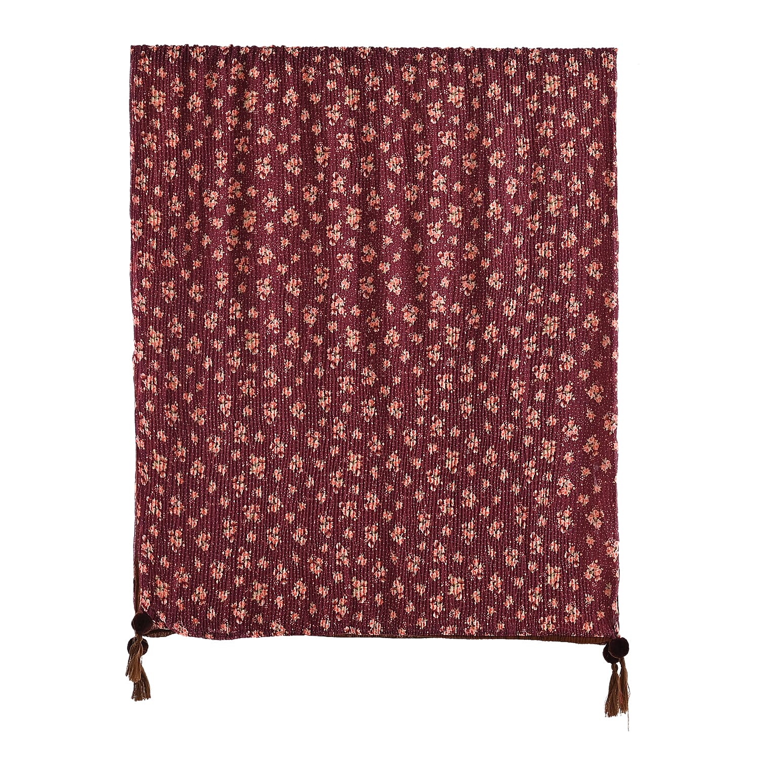 Patterned Scarf (Size - One Size) - Brown