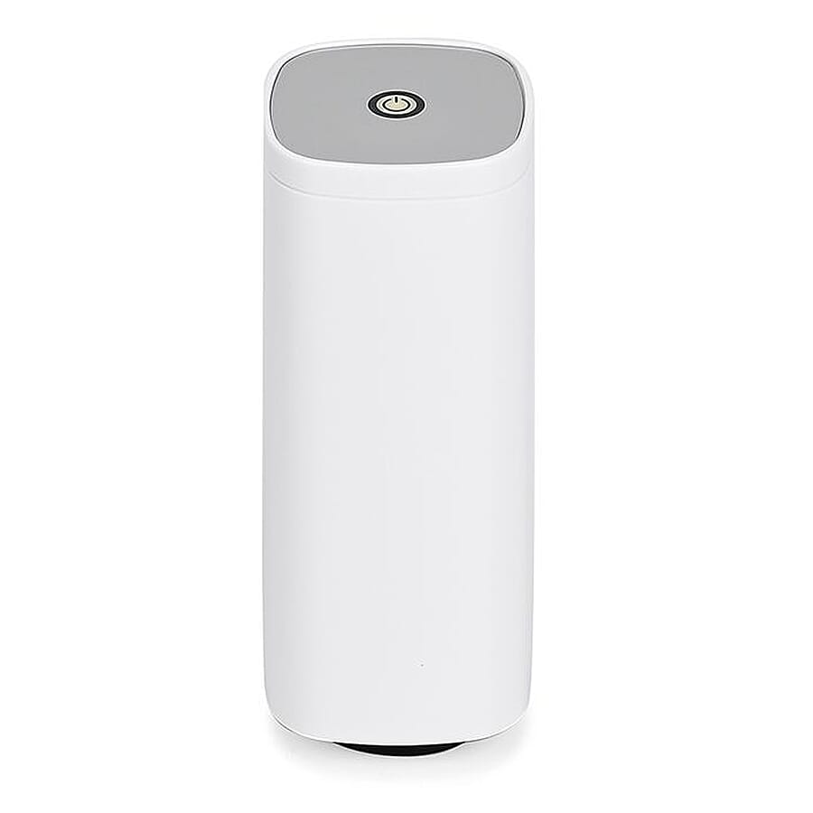 Mini Automatic Vacuum Food Sealer Pump with 10 Reusable Vacuum Bags - White