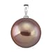 9K Rose Gold Multi Colour Edison Pearl Pendant 8.00 Ct.