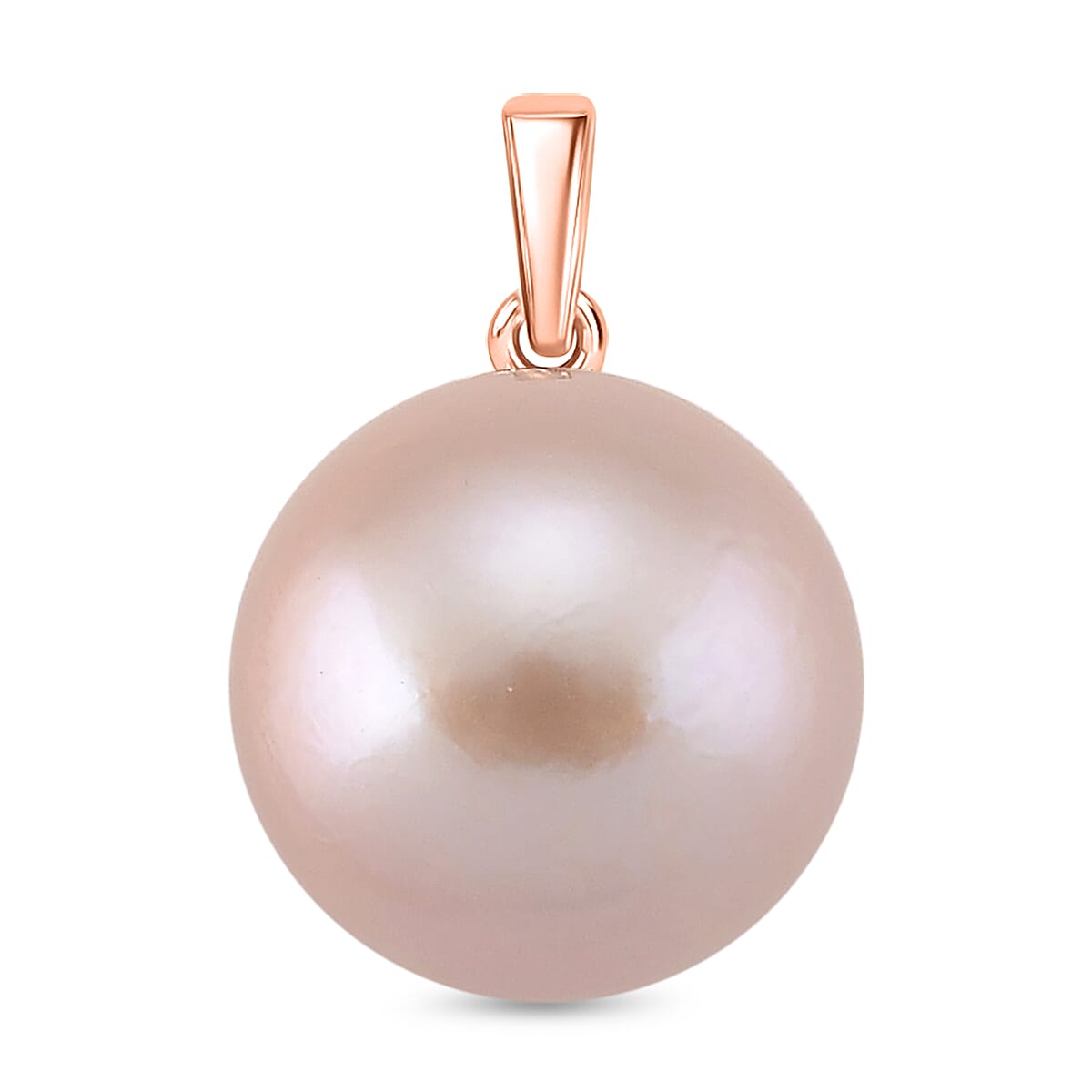 9K Rose Gold Multi Colour Edison Pearl Pendant 8.00 Ct.